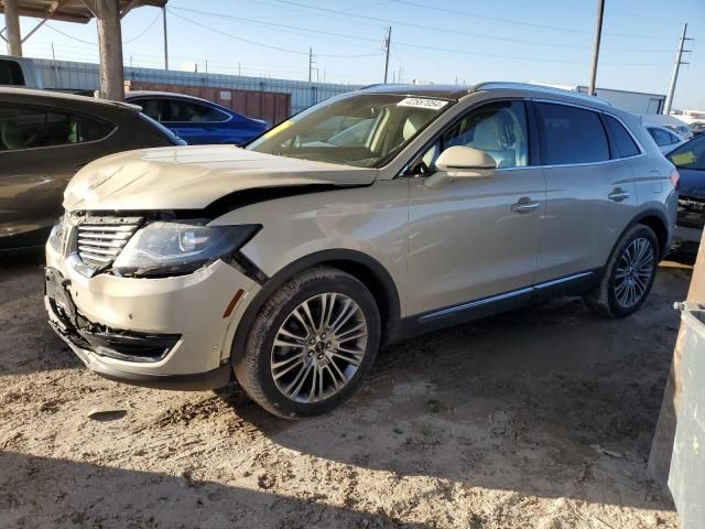 2018 Lincoln MKX Reserve