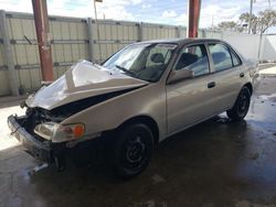 Salvage cars for sale at Homestead, FL auction: 2000 Toyota Corolla VE