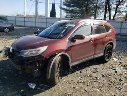 Salvage cars for sale at Windsor, NJ auction: 2015 Honda CR-V Touring