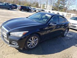 Salvage cars for sale at North Billerica, MA auction: 2015 Infiniti Q50 Base