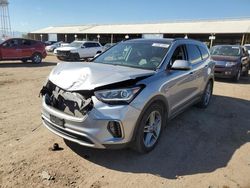 Salvage cars for sale from Copart Phoenix, AZ: 2017 Hyundai Santa FE SE Ultimate