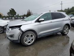 Ford Edge salvage cars for sale: 2018 Ford Edge Titanium