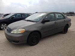 Salvage cars for sale from Copart San Antonio, TX: 2003 Toyota Corolla CE