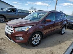 Ford salvage cars for sale: 2018 Ford Escape SE