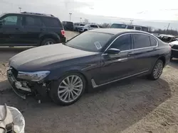 Salvage cars for sale at Indianapolis, IN auction: 2019 BMW 740 XI