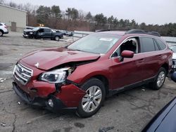 Subaru salvage cars for sale: 2017 Subaru Outback 2.5I Premium