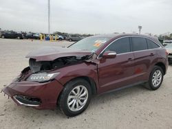 Salvage cars for sale at Houston, TX auction: 2017 Acura RDX Technology