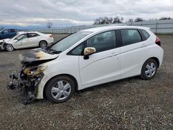 Salvage cars for sale at Anderson, CA auction: 2015 Honda FIT LX