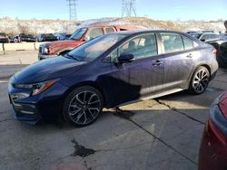 Salvage cars for sale at Littleton, CO auction: 2020 Toyota Corolla SE