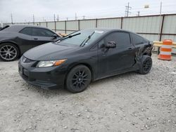 Salvage cars for sale at Haslet, TX auction: 2012 Honda Civic LX