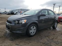 Salvage cars for sale at Chicago Heights, IL auction: 2015 Chevrolet Sonic LT