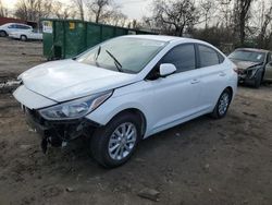 Salvage cars for sale at Baltimore, MD auction: 2022 Hyundai Accent SE