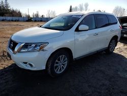 Salvage cars for sale from Copart Bowmanville, ON: 2016 Nissan Pathfinder S