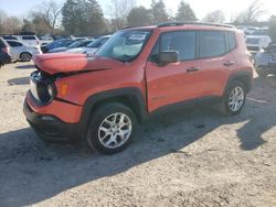 Jeep Renegade salvage cars for sale: 2018 Jeep Renegade Sport