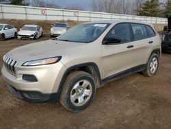 Jeep salvage cars for sale: 2014 Jeep Cherokee Sport