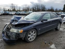 Volvo S60 salvage cars for sale: 2005 Volvo S60 2.5T