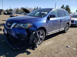 Salvage cars for sale from Copart Denver, CO: 2017 Nissan Pathfinder S