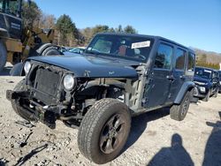 Jeep salvage cars for sale: 2017 Jeep Wrangler Unlimited Sahara