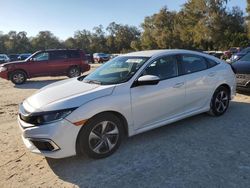 Vehiculos salvage en venta de Copart Ocala, FL: 2020 Honda Civic LX