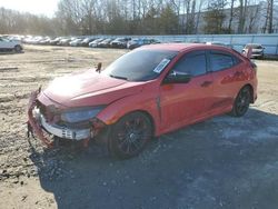 Salvage cars for sale from Copart North Billerica, MA: 2018 Honda Civic LX