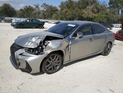 Vehiculos salvage en venta de Copart Ocala, FL: 2017 Lexus IS 200T