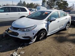 Vehiculos salvage en venta de Copart Denver, CO: 2017 Chevrolet Cruze LS