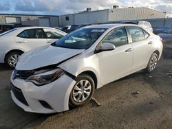 Salvage cars for sale at Vallejo, CA auction: 2016 Toyota Corolla ECO