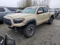 Salvage cars for sale from Copart Arlington, WA: 2017 Toyota Tacoma Double Cab