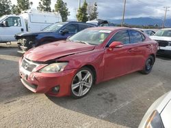 Salvage cars for sale at Rancho Cucamonga, CA auction: 2012 Lexus IS 250