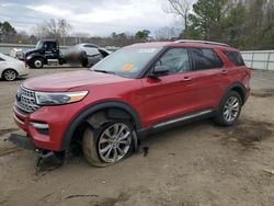 Salvage cars for sale at Shreveport, LA auction: 2021 Ford Explorer Limited