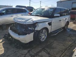 Salvage cars for sale from Copart Chicago Heights, IL: 2010 Land Rover Range Rover Sport LUX