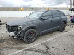 Salvage cars for sale at Van Nuys, CA auction: 2017 Audi Q7 Premium Plus