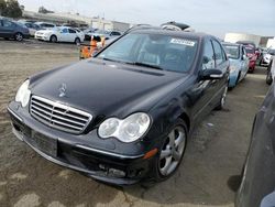 Salvage cars for sale at Martinez, CA auction: 2006 Mercedes-Benz C 230