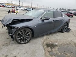 Lexus is 350 f-Sport salvage cars for sale: 2021 Lexus IS 350 F-Sport