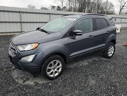 Salvage cars for sale from Copart Gastonia, NC: 2018 Ford Ecosport SE