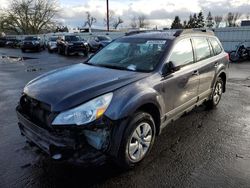 Salvage cars for sale from Copart Woodburn, OR: 2013 Subaru Outback 2.5I