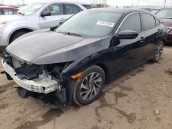 Honda salvage cars for sale: 2017 Honda Civic EX