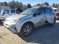 Salvage cars for sale at Mendon, MA auction: 2017 Toyota Rav4 LE