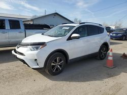 Salvage cars for sale at Dyer, IN auction: 2017 Toyota Rav4 XLE