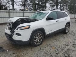 Salvage cars for sale from Copart Loganville, GA: 2017 Jeep Cherokee Sport