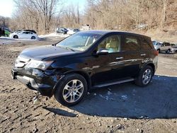 Salvage cars for sale at Marlboro, NY auction: 2008 Acura MDX Technology
