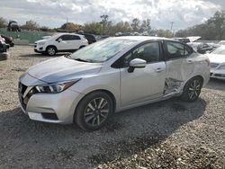 Salvage cars for sale from Copart Riverview, FL: 2021 Nissan Versa SV