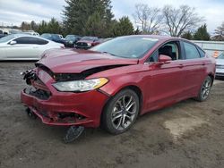 Ford Fusion salvage cars for sale: 2017 Ford Fusion SE