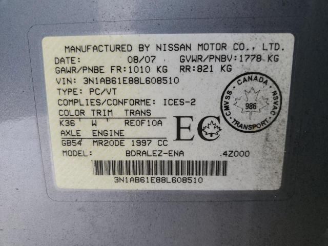 2008 Nissan Sentra 2.0