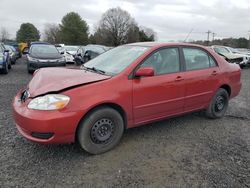 Salvage cars for sale from Copart Mocksville, NC: 2008 Toyota Corolla CE