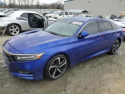 Salvage cars for sale at Spartanburg, SC auction: 2018 Honda Accord Sport