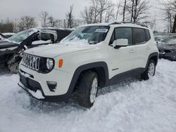 Salvage cars for sale at Central Square, NY auction: 2021 Jeep Renegade Latitude