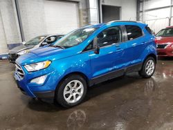 Salvage cars for sale at Ham Lake, MN auction: 2020 Ford Ecosport SE
