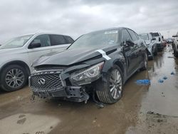 Vehiculos salvage en venta de Copart Wilmer, TX: 2019 Infiniti Q50 Luxe