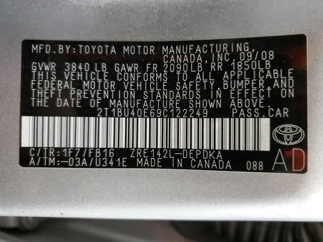 2009 Toyota Corolla Base